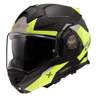 LS2 FF901 ADVANT-X HPFC OBLIVION překlápěcí helma matná-H-V-žlutá